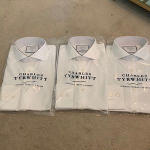 Charles Tyrwhitt 3 pack White Dress shirts